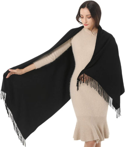 Women'S Winter Scarf Large Pashmina Shawls and Wraps | Formal Warm Soft Shawl Wrap for Evening Dress Wedding Bridal Bridesmaid Travel Birthday Christmas Mothers Day Gifts